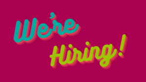 We hiring decorative graphic